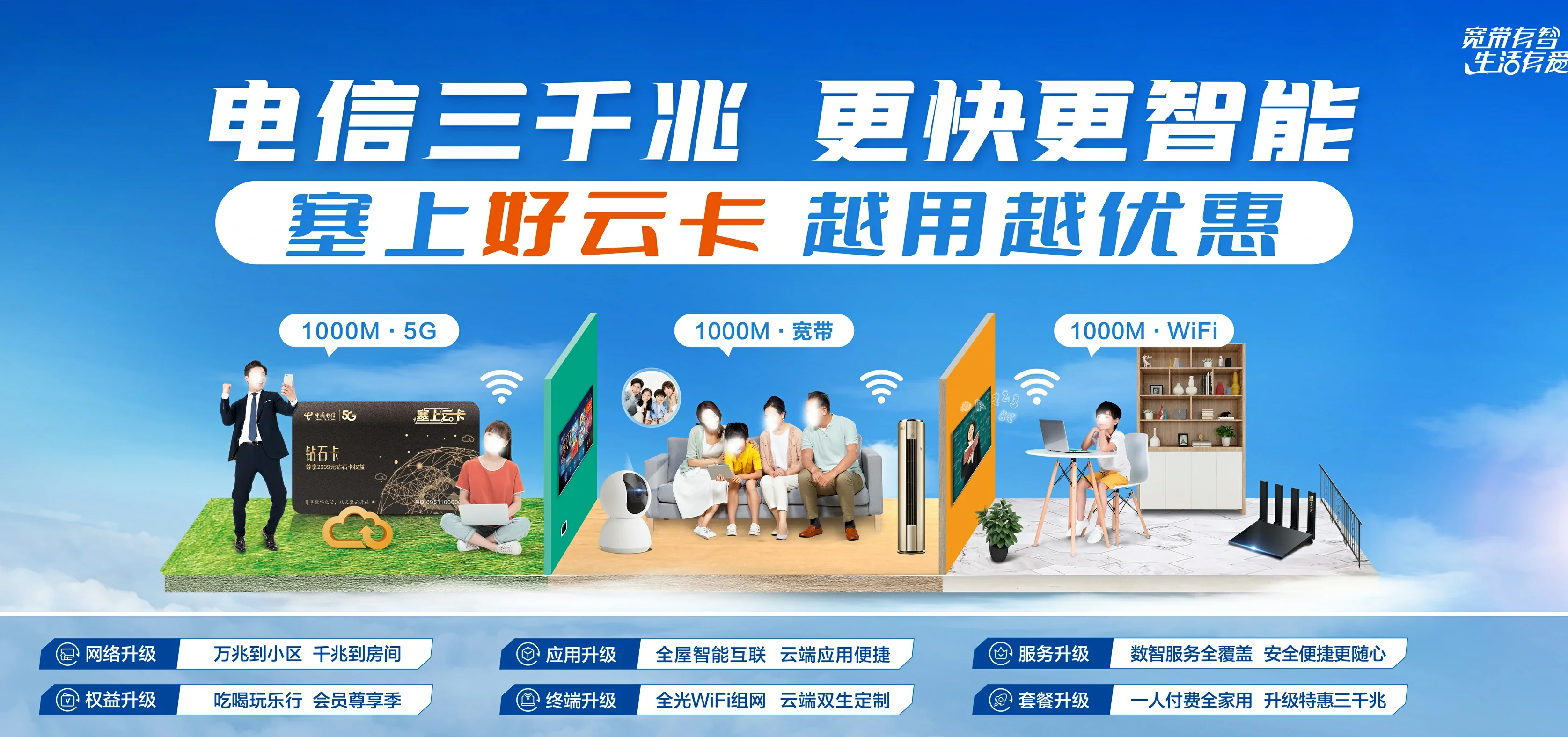 中国电信 师宗县电信宽带 宽带套餐
